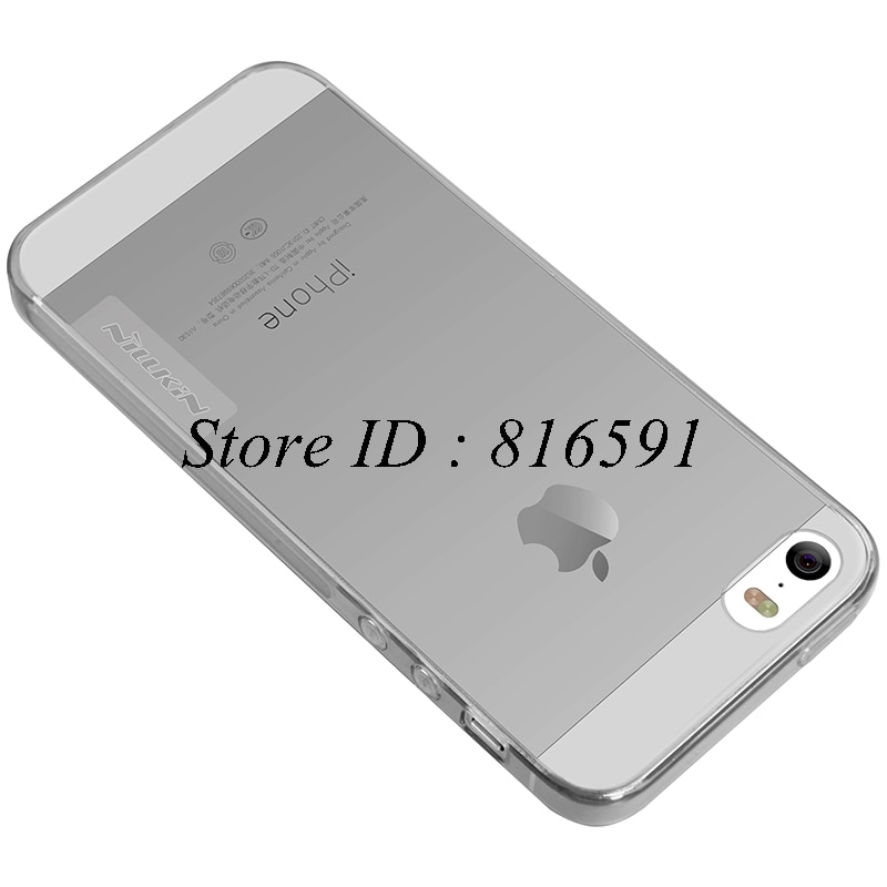 Ốp điện thoại Nillkin bằng TPU mềm siêu mỏng cho iPhone SE 2020 7 8 5S