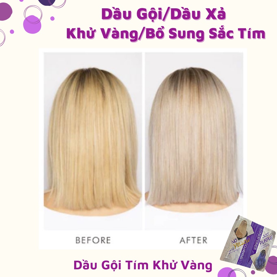 Dầu Gội/Dầu Xả Tím Khử Vàng/Bổ Sung Sắc Tím Kirei Hair, Kireihairs, KIREI HAIR