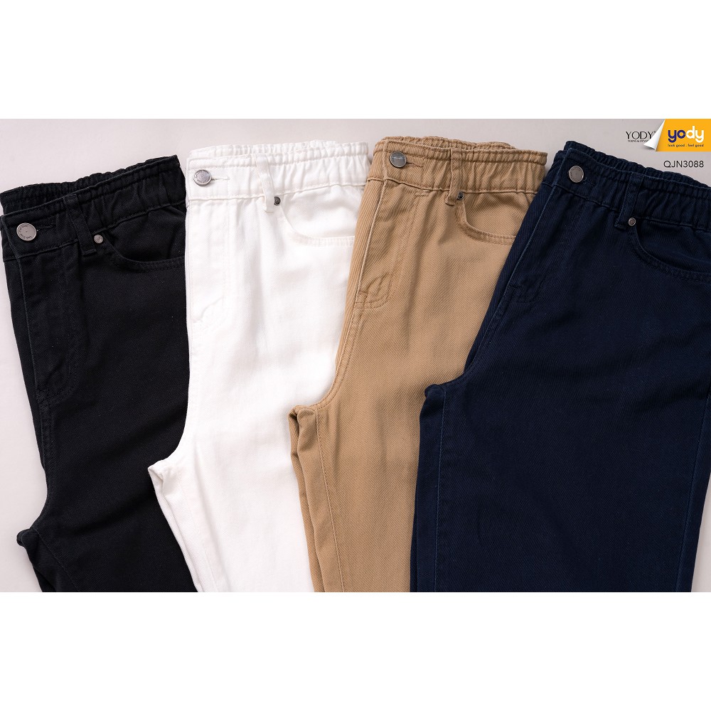 [Mã WABRHI5 giảm 15% đơn 599K] Quần Khaki nữ Yody cạp chun dáng baggy trẻ trung cá tính QJN3088 | BigBuy360 - bigbuy360.vn