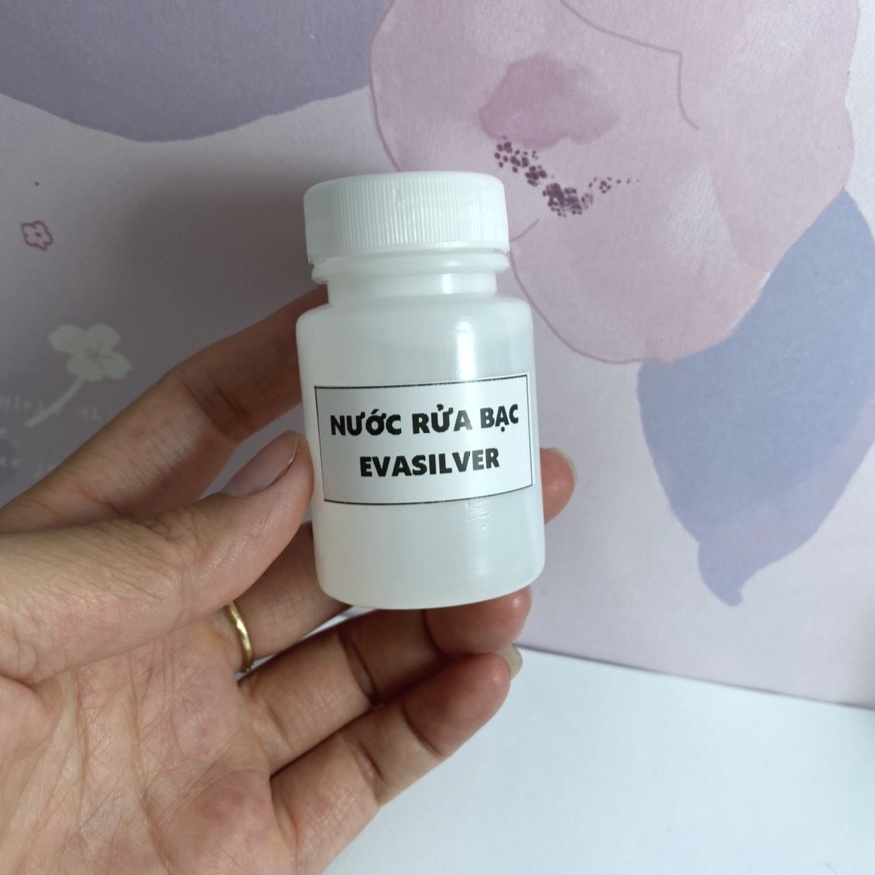 Nước rửa bạc Evasilver lọ 40ml, làm sáng bạc đơn giản tại nhà