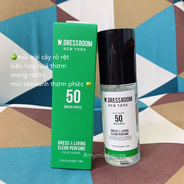 Xịt thơm quần áo W.DRESSROOM