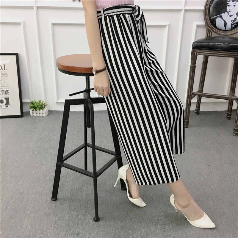 Quần lưng thun cạp cao ống rộng nhiều mẫu | BigBuy360 - bigbuy360.vn