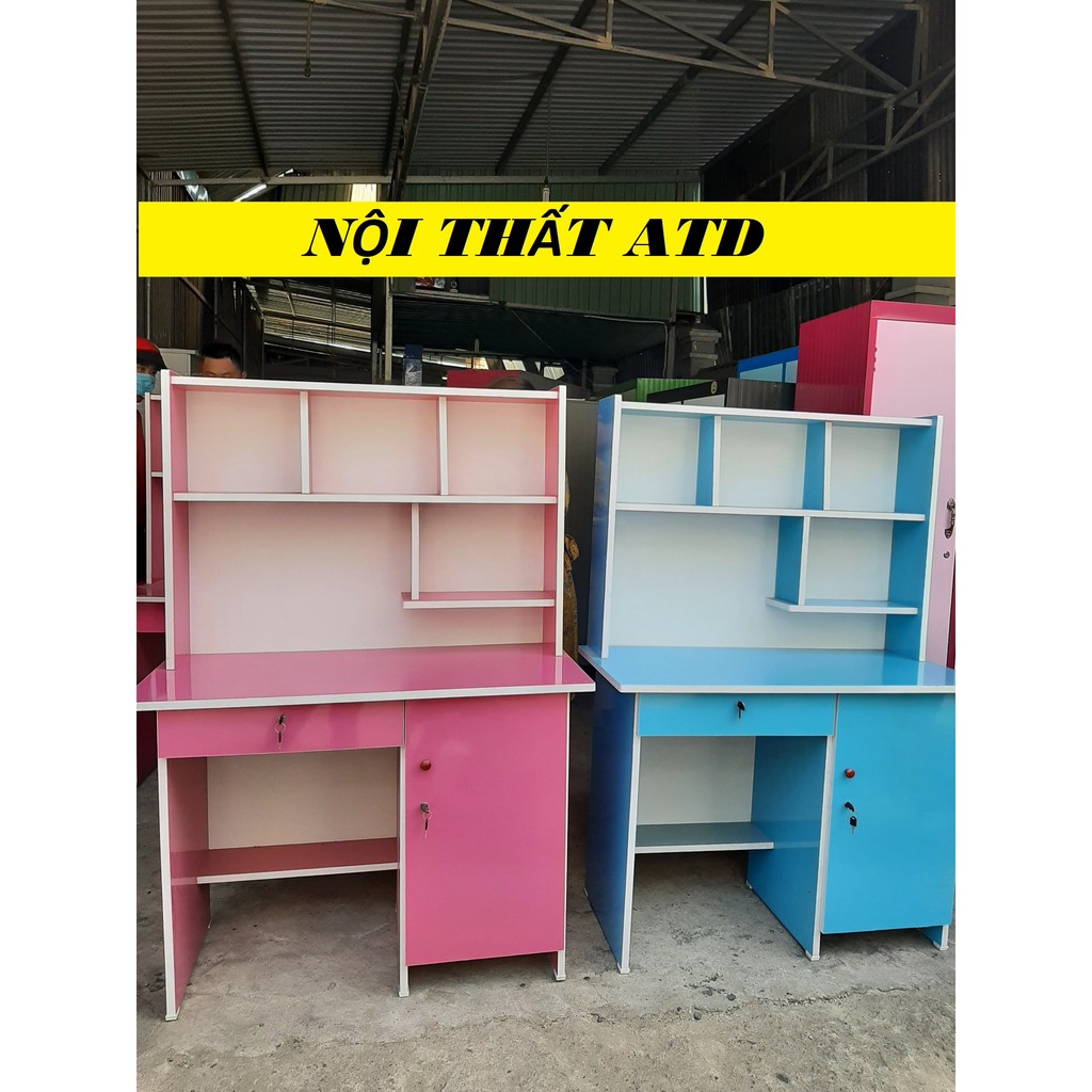Bàn học sinh có kệ sách - bàn học cho bé ván ép giá rẻ | BigBuy360 - bigbuy360.vn