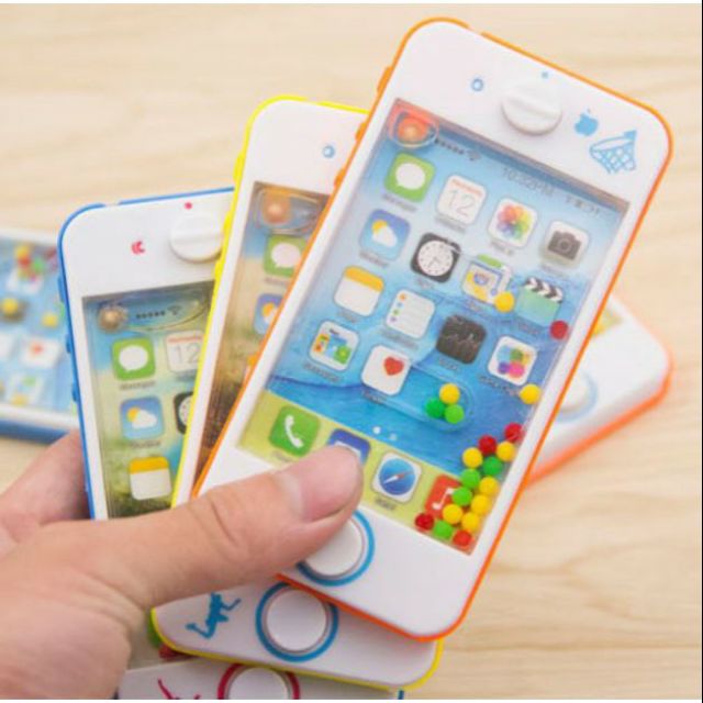 (Giúp bé cách ly đồ công nghệ) Đồ chơi bắn bóng nước hình Iphone