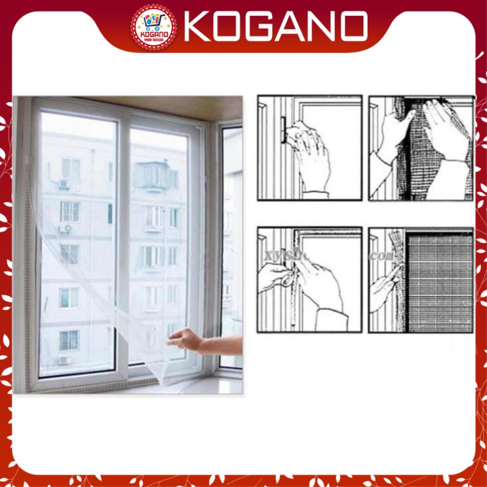 Lưới Chống Muỗi KOGANO Dán Cửa Sổ Dạng Rèm Chống Muỗi 130 x 150 cm HG-001293