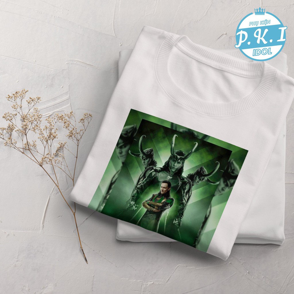 Áo Thun Unisex Cao Cấp In Hình Thần Loki – Kẻ Thù Không Đội Trời Chung Của Thor