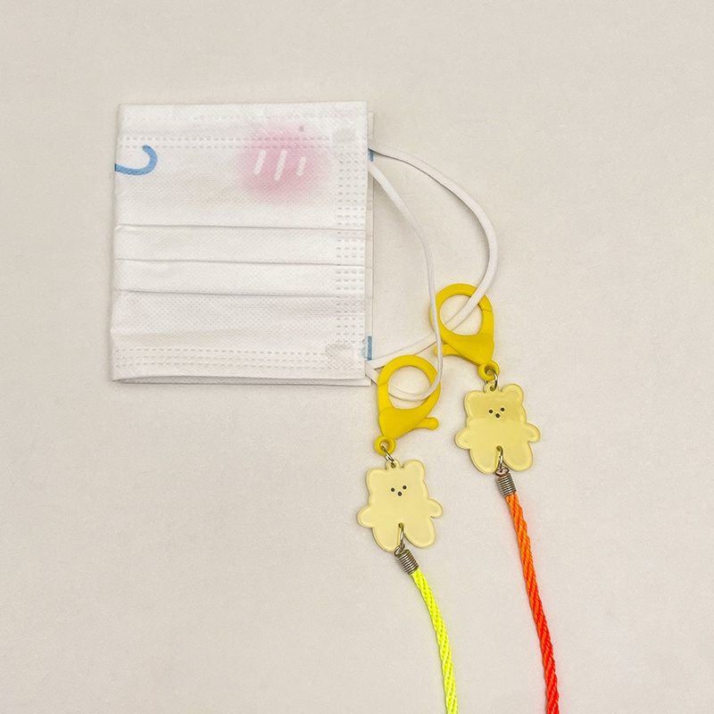 Dây Đeo Mắt Kính Hình Gấu Nhiều Màu Sắc Phong Cách Hàn Quốc Dễ Thương Cho Bé