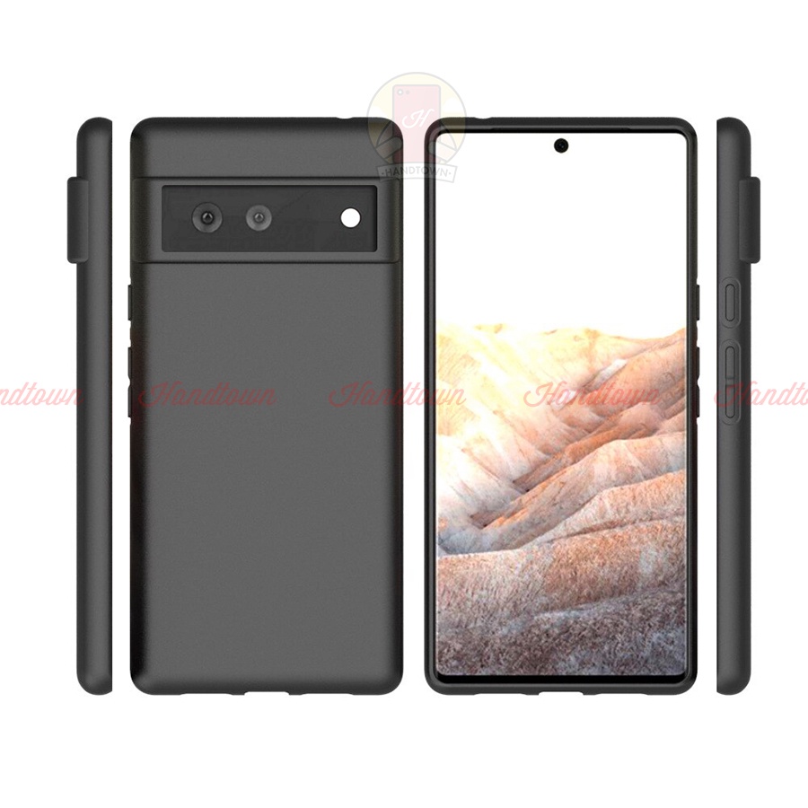 Ốp Lưng Google Pixel 6 7 8 9a Pro Plus XL 4G 5G TPU Silicon Dẻo Đen Toàn Bộ Chống Sốc Bảo Vệ Máy khỏi Trầy Xước Va Đập