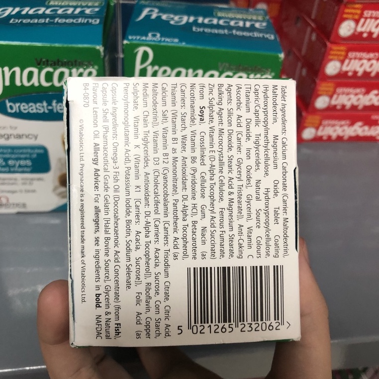 Pregnacare Breast-feeding - Vitamin Tổng Hợp Cho Mẹ Sau Sinh - Giúp mẹ nhiều sữa và bổ sung đầy đủ dưỡng chất cho mẹ