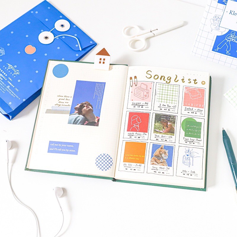 thanh lý 120 hình dán sticker đựng giấy xinh nhiều mẫu