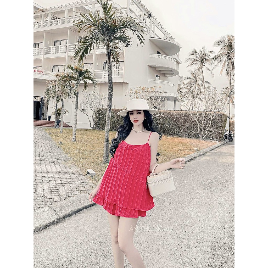 Set đồ nữ cá tính, set váy liền thân đi chơi sang chảnh mùa hè đẹp 8A00022 | BigBuy360 - bigbuy360.vn