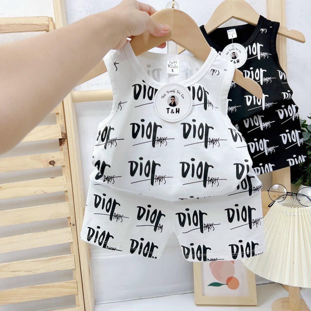 Bộ quần áo trẻ em bé Trai phong cách hàng hiệu chất cotton size cho bé sơ sinh đến 5 tuổi nhà MiDuKid
