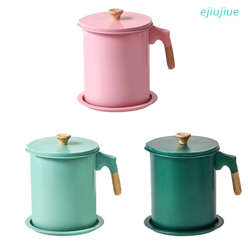 Bình đựng dầu ăn bằng thép không gỉ dung tích 1.4L có nắp đậy chống bụi tiện dụng