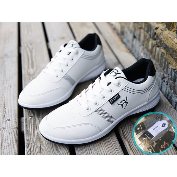 (Tặng Tất) GIÀY SNEAKER THỂ THAO NAM CỰC HOT 2019 mã GT430. Tặng 1 đôi tất cổ ngắn cao cấp khi mua giày