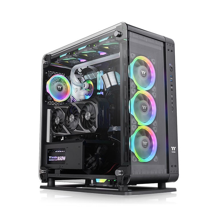 Vỏ case Thermaltake Core P6 TG Black - Hàng chính hãng