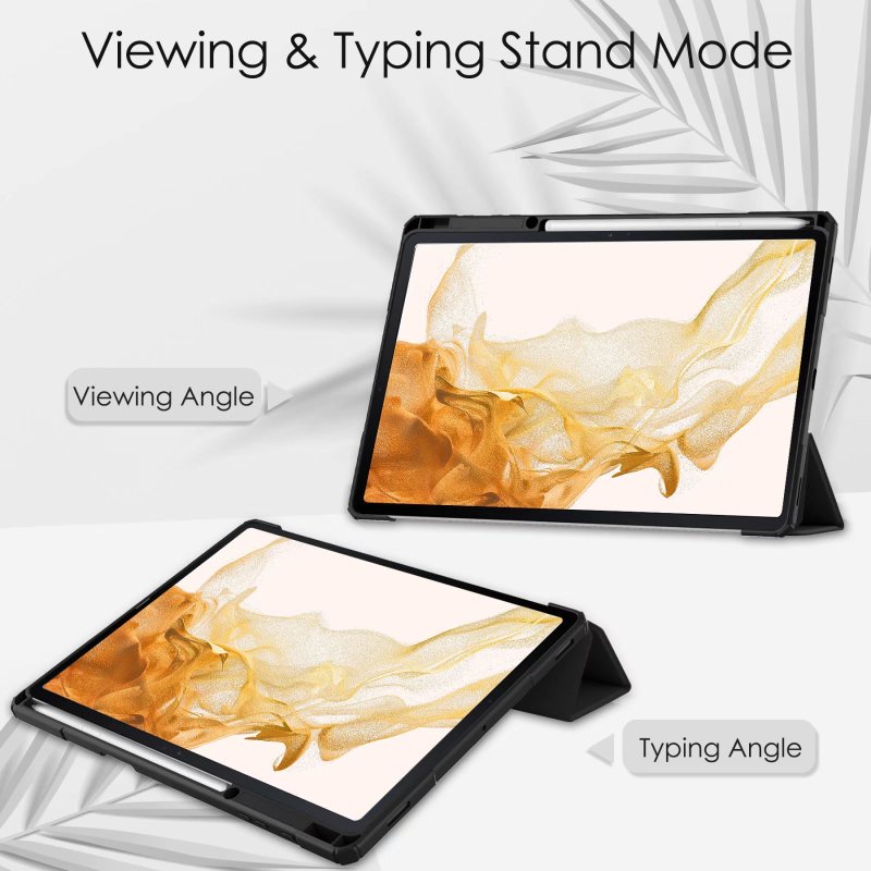 Bao Da Máy Tính Bảng Từ Tính Trong Suốt Cho Samsung Galaxy Tab S8 Plus S7 FE 12.4 inch SM-T736 Galaxy Tab Tap S7 FE 12.4 S7 S8 Plus