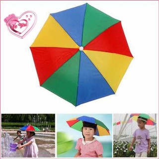 Dù đội đầu che nắng mưa du lịch câu cá