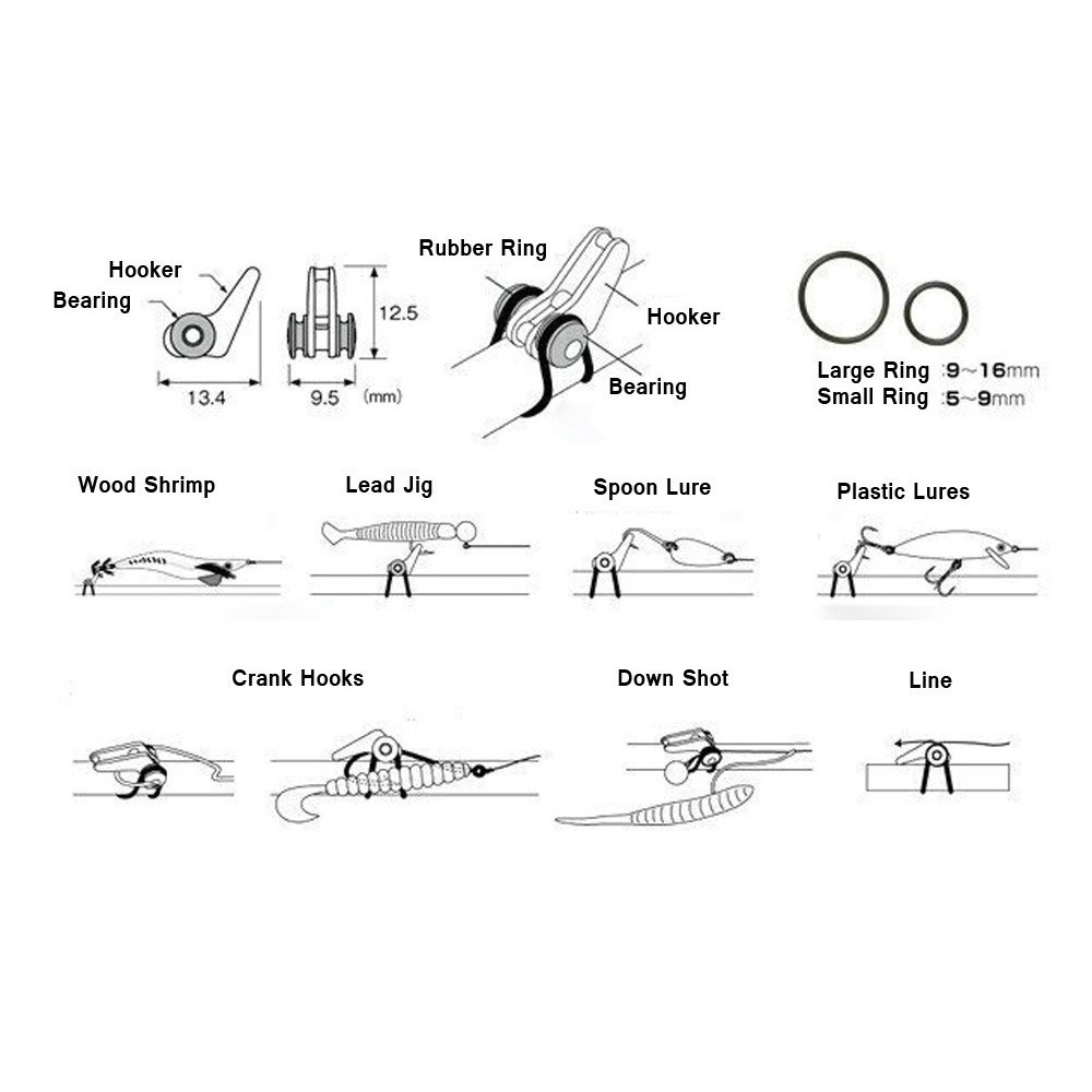 Giá Đỡ Mồi Câu Cá Bằng Nhựa Nhiều Màu Sắc Tiện Dụng