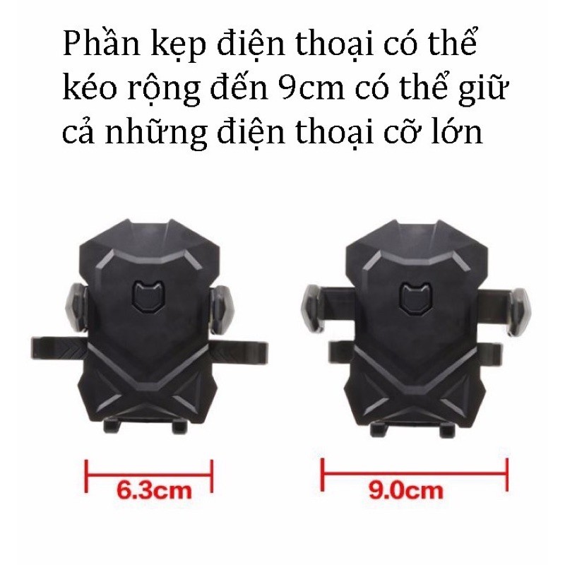 ⚡Video Thật⚡ Giá Đỡ Điện Thoại Ô Tô - Kẹp Điện Thoại Ô Tô Xoay 360 Độ, Gắn Taplo/Kính Xe ( Loại Cổ Dài, Kéo Dài Thu Gọn