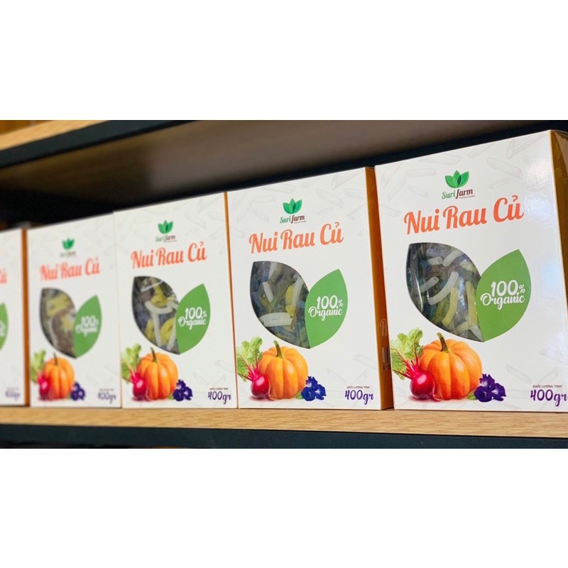 Nui rau củ hữu cơ Suri Farm cho bé ăn dặm