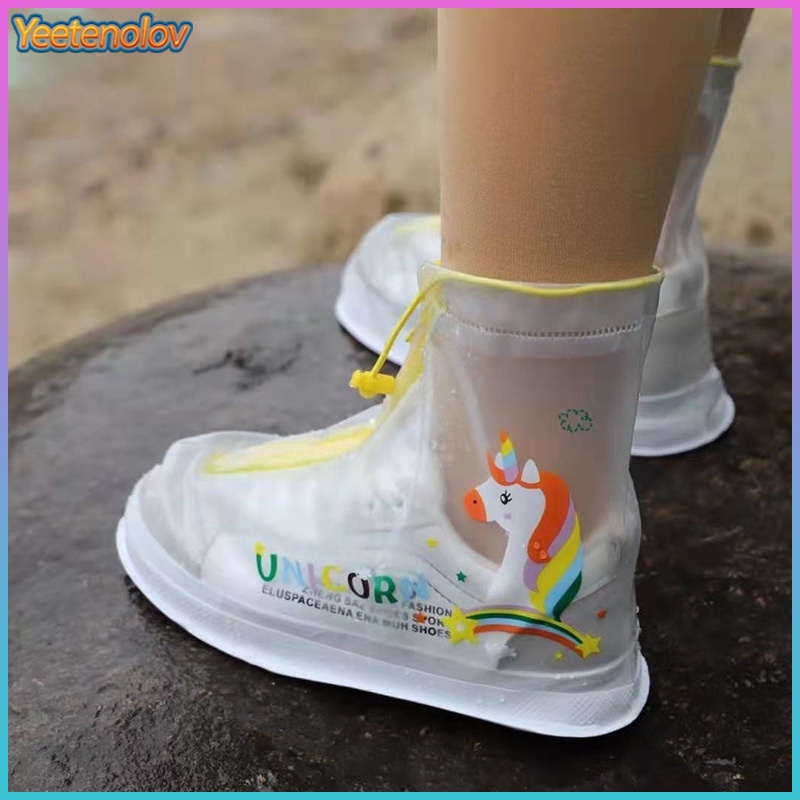 Vỏ Bọc Giày Đi Mưa Chống Trượt Chống Thấm Nước Có Thể Tái Sử Dụng Cho Bé