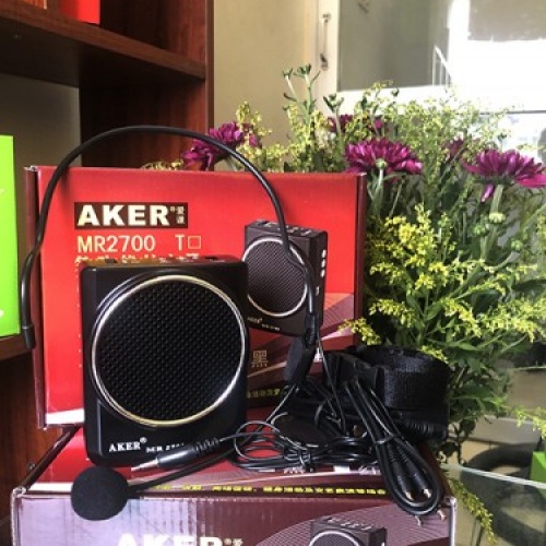 Máy Trợ Giảng AKER MR2700 Dành Cho Giáo Viên, Hướng Dẫn Viên Du Lịch, Bán Hàng Online... Dễ Sử Dụng Bảo Hành 12 Tháng.