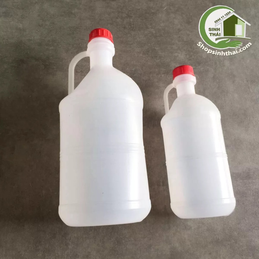 [Giá Sỉ] Can Nhựa Trắng 1 Lít Thiếu
