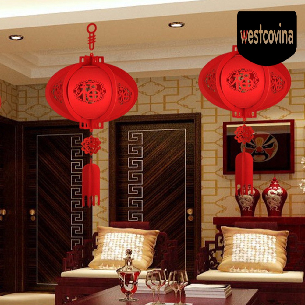 [Hot]☀ Lồng Đèn Vải Treo Trang Trí Năm Mới 2020 Phong Cách Trung Hoa