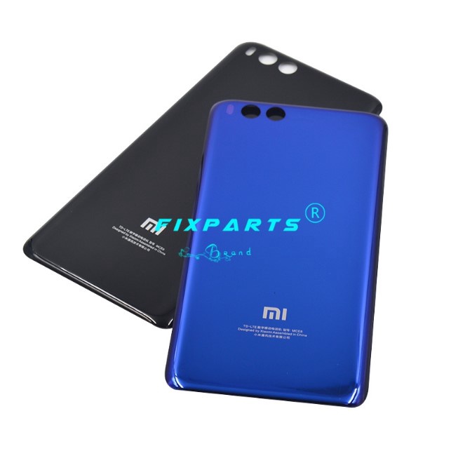 Nắp lưng Xiaomi Mi Note 3 - Chất liệu kính - Tặng kèm keo