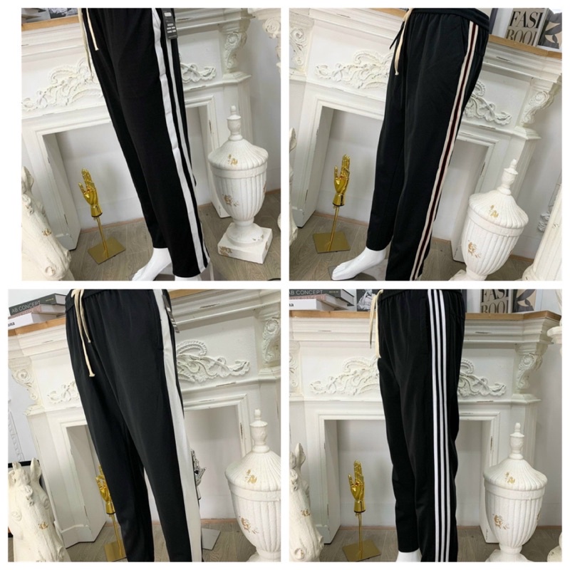 Quần nỉ nam Adidas kẻ sọc chất nỉ mềm_Quần dài thu đông ống xuông - HÀNG MỚI VỀ