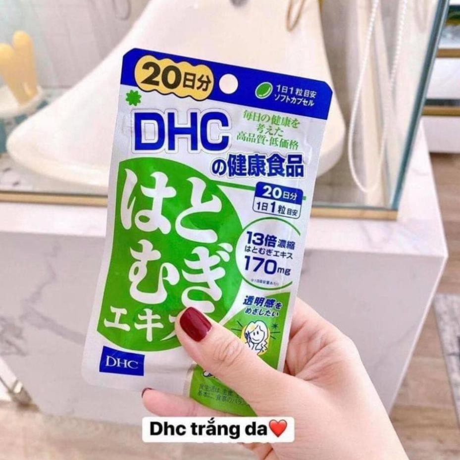 Túi zip để đựng Viên Uống D.H.C trắng da 20 Ngày - DHC_trắng da Nhật Bản 20 Ngày