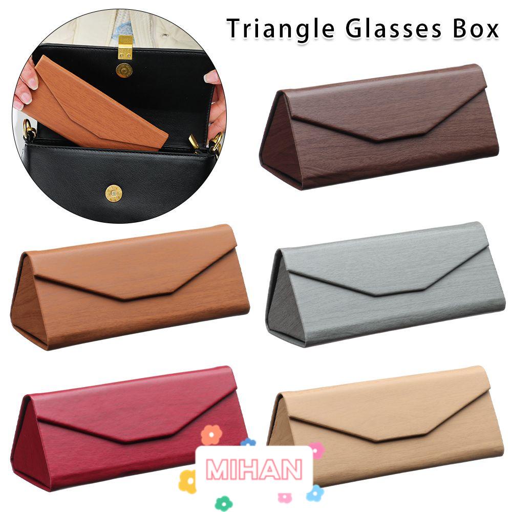 Hộp Đựng Mắt Kính Vân Gỗ Phong Cách Vintage MIHAN1 Giá Đỡ