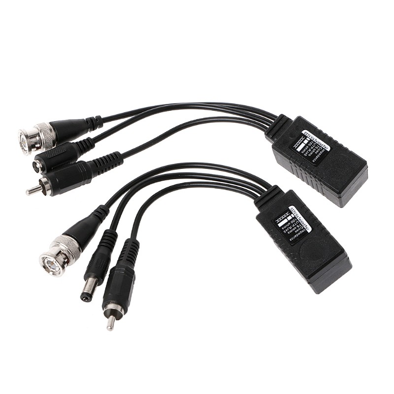 1 Cặp Nguồn Chuyển Đổi Nguồn Bnc Sang Rj45 Cho Camera Cctv