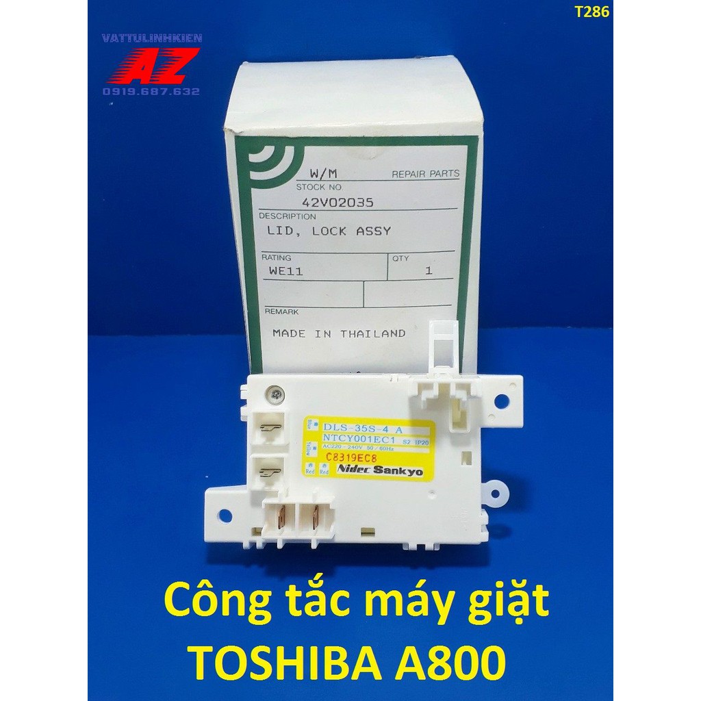 Khóa cửa thay thế cho máy giặt TOSHIBA A800 hãng