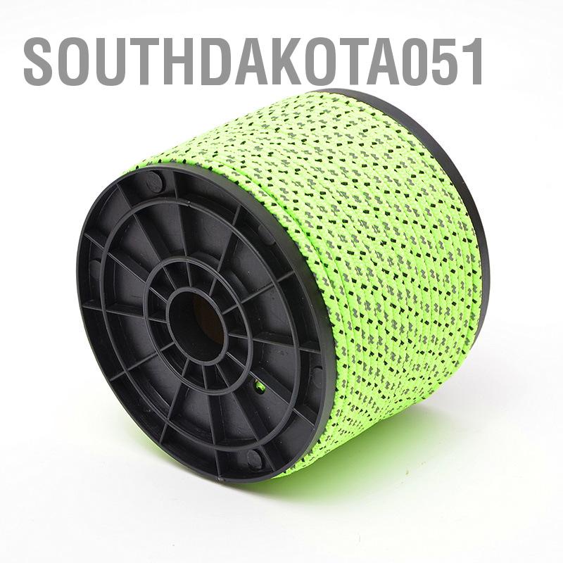 [Hàng HOT] Dây dù căng lều bạt phản quang chống gió dài 50m dày 4mm cho cắm trại ngoài trời【Southdakota051】