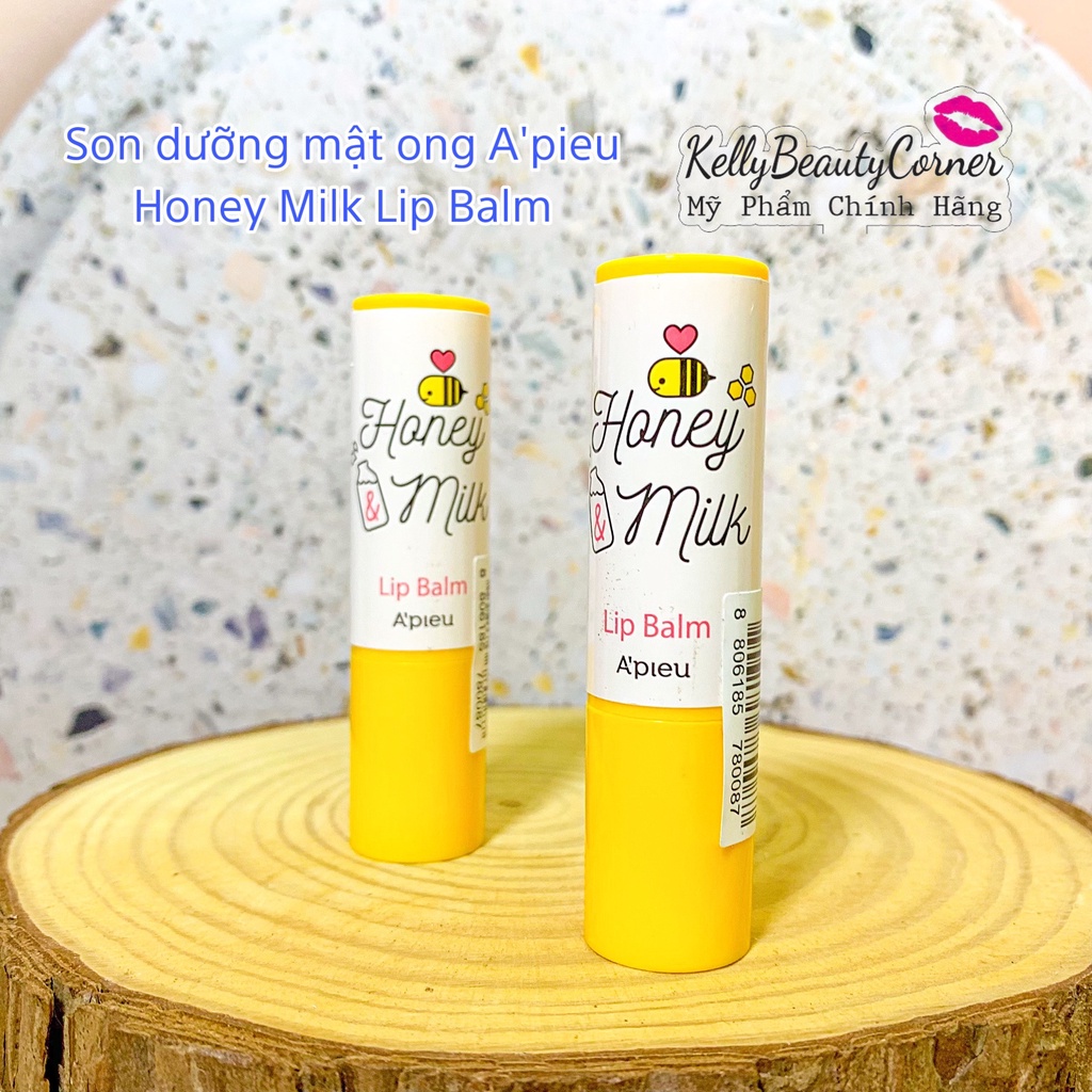 Son dưỡng Mật Ong A'Pieu Honey Milk Lip Balm