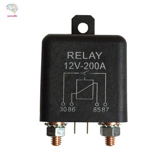 Rơ-le cấu hình mở thông thường 12V 200A 4 chân chất lượng cao