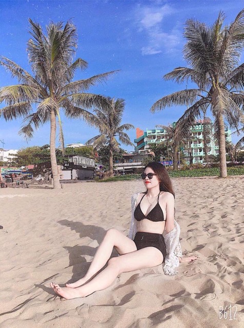 Bikini Đồ Bơi 2 Mảnh Tam Giác Quần Cao Nhún GK0215 (Ảnh Thật) | BigBuy360 - bigbuy360.vn