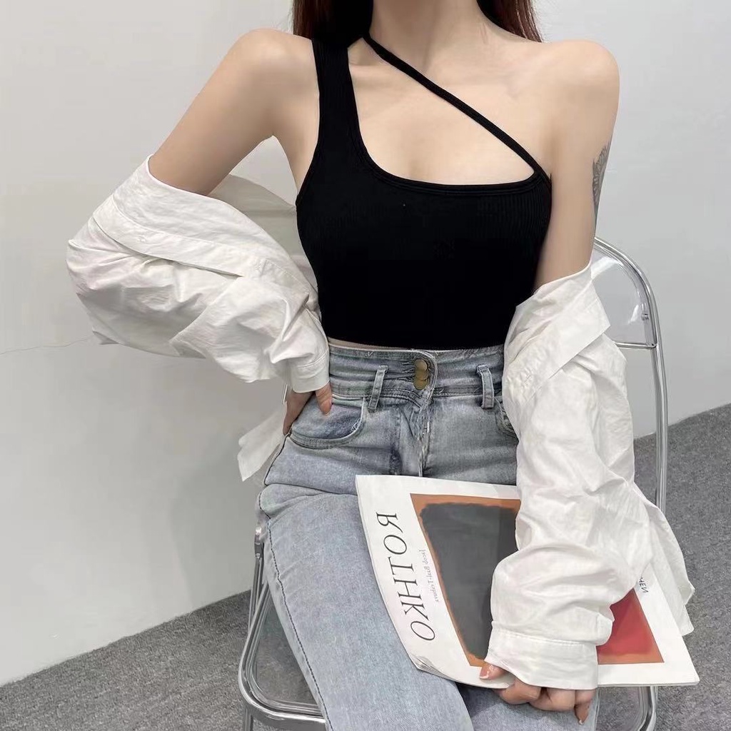 Phụ nữ Tank Top Thời trang Thanh lịch Không tay có miếng lót để Mua sắm Tiệc Hẹn hò Đám cưới