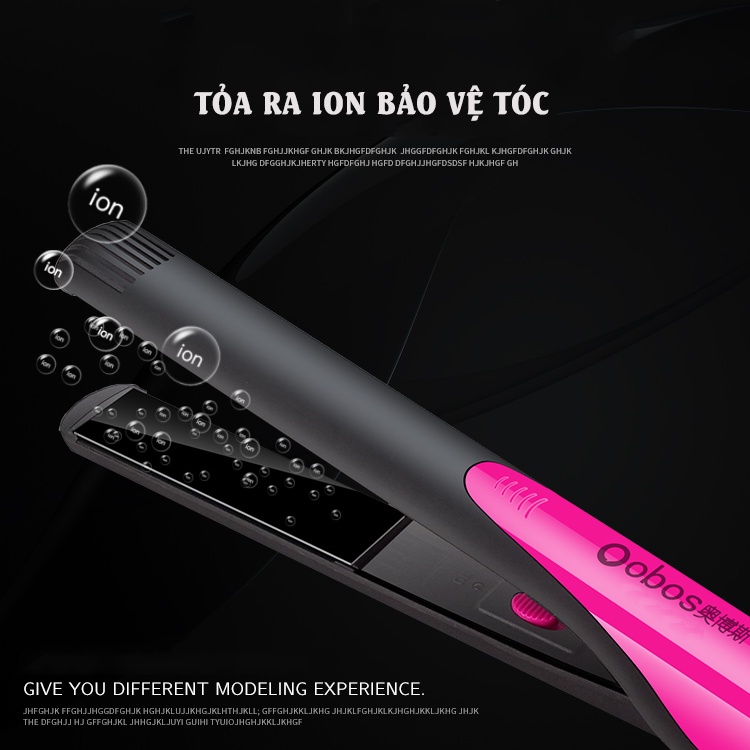 Máy duỗi tóc FINOSE mini chính hãng cao cấp, mức điều chỉnh nhiệt độ thông minh