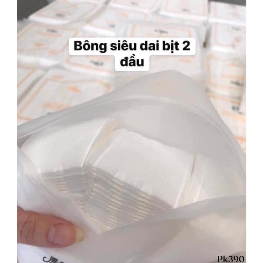 ❣️BÔNG TẨY TRANG 222 MIẾNG COTTON SIÊU DAI❣️hàng thiết kế 3 lớp siêu dai mềm tiện lợi phù hợp cho loại loại da