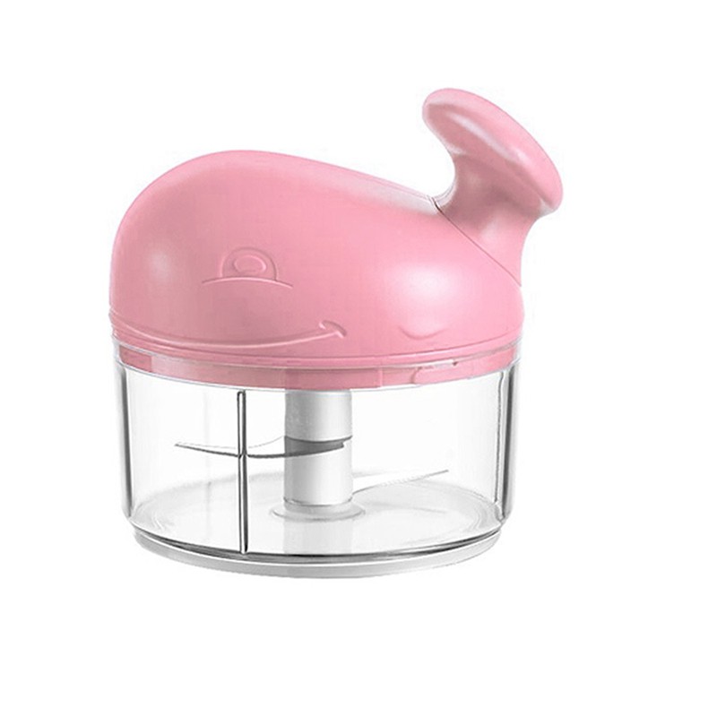Mini Pepper Chopper Garlic Cutter Mixer Blender Pink
