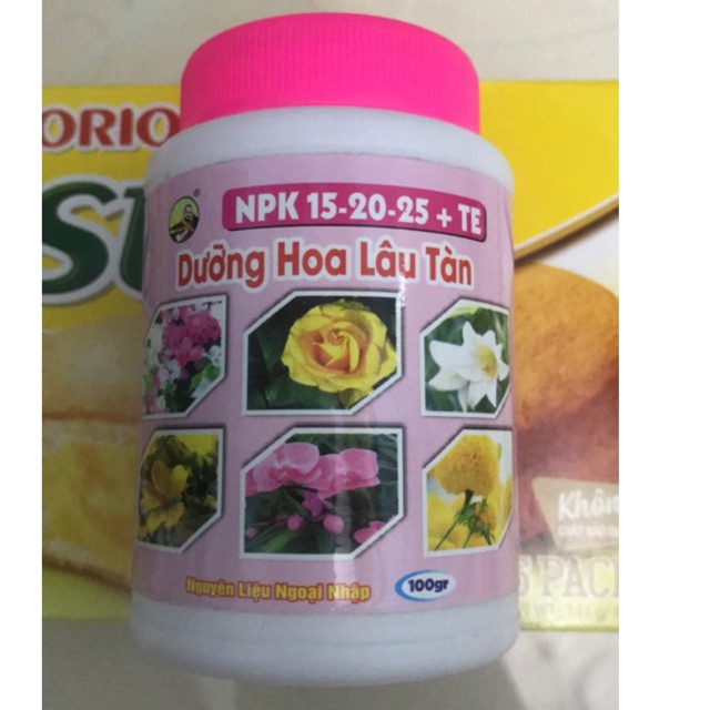 [ 100% ] Dưỡng Hoa Lâu Tàn 100g - Phân Bón Cuốc Vàng