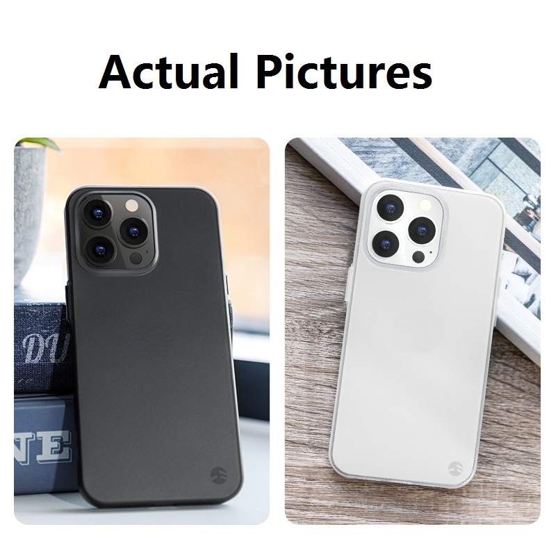 Ốp Điện Thoại Siêu Mỏng Trong Mờ 0.35mm Cho iPhone 15 Pro Max/15 Plus/14 Pro Max 14 / 14 Plus / 14 Pro