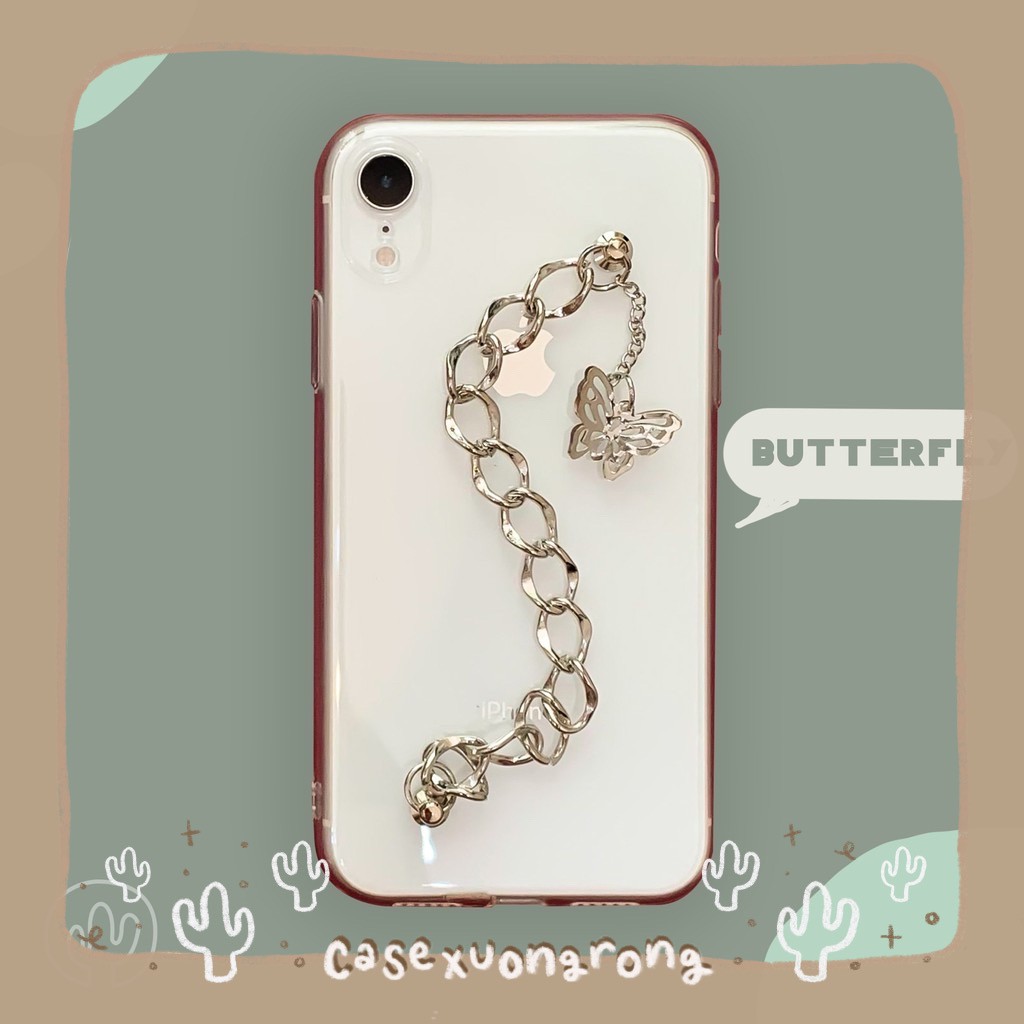 C1560 Ốp lưng silicon trong BUTTERFLY chain ver.2