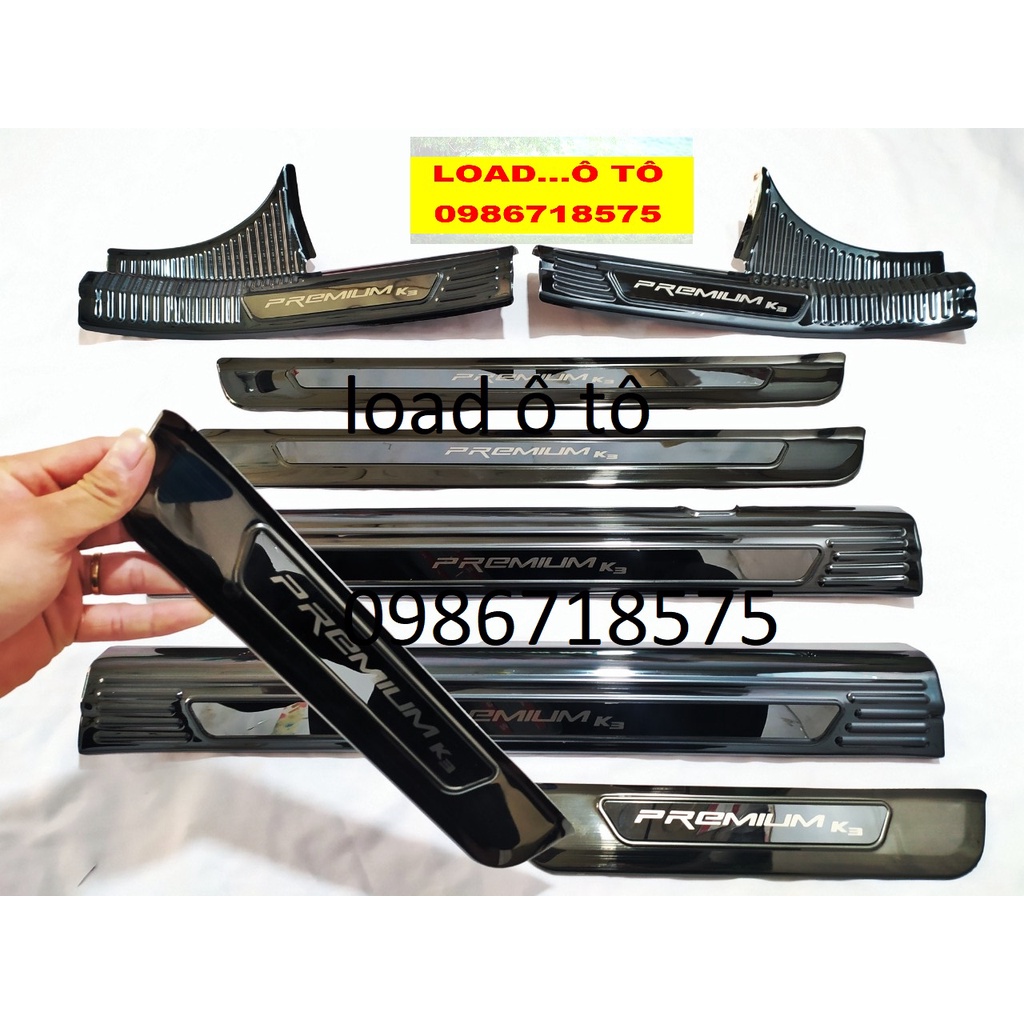 Bộ Ốp Bậc Chân, Nẹp Bước Chân Xe KIA K3 2022 Mẫu Titan Cao Cấp