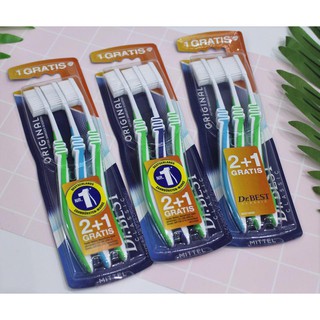 Bộ 3 bàn chải đánh răng người lớn Dr Best