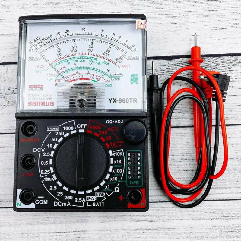 Đồng hồ đo điện vạn năng Samwa YX- 960TR có kèm dây đo Loại Tốt