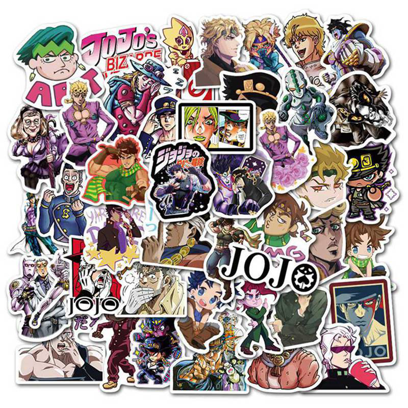 Set 50 Hình Dán Phim Jojo 's Bizarre Adventure - Series 01 độc đáo