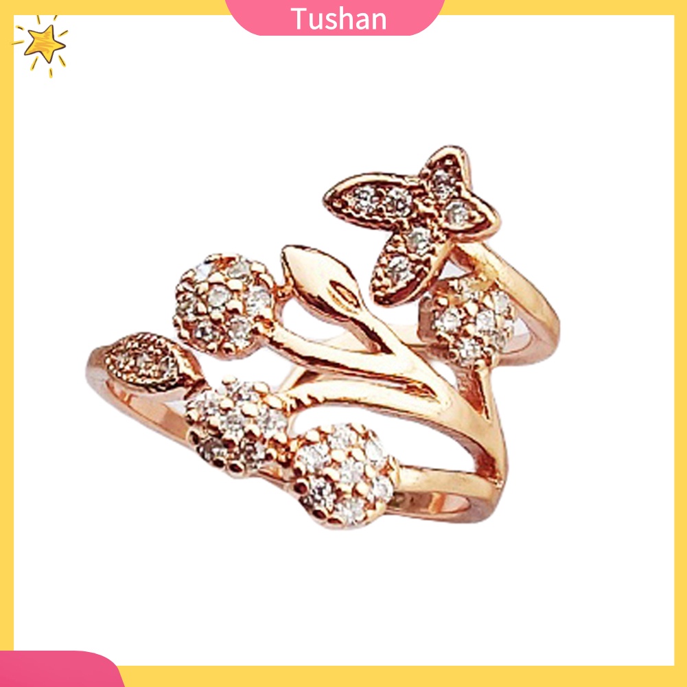 Nhẫn Bạc Hình Bướm Dễ Thương